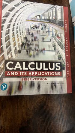 Calculus And It’s Applications Brief Version Twelfth Edition