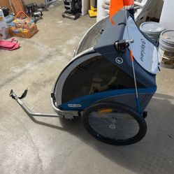Everyday Traveler 2 Seat Child Bike Trailer 
