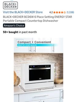 Countertop dishwasher