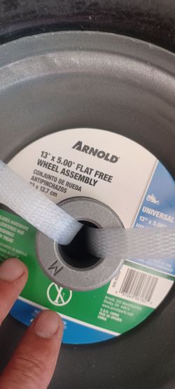 Arnold Corporation 490-(contact info removed) Universal 13 in. x 5.00 in. Flat Free Wheel A...