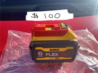 Brand New Dewalt 20/60v 6ah Flex Volt        Man. Date 2025