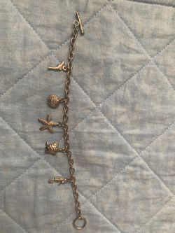 Sea charm bracelet