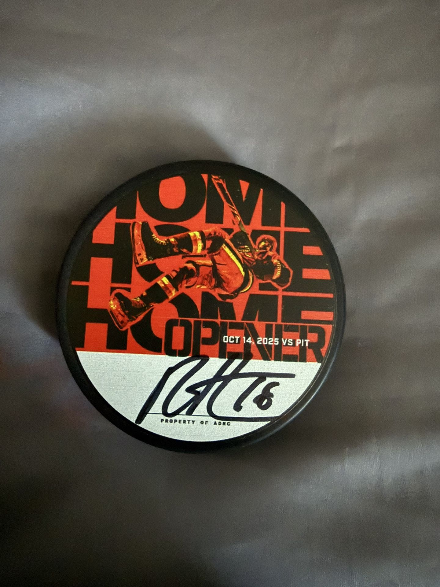 Anaheim Ducks 25-26 Season Home Opener Pucks