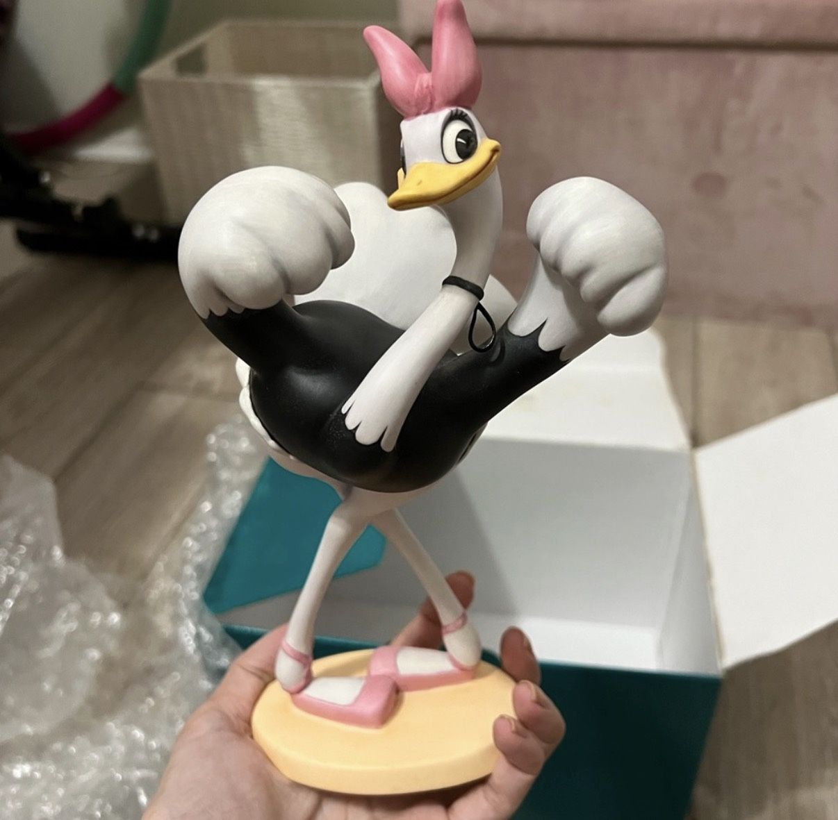 Vintage 90s Walt Disney Classics Collection Prima Ballerina Mademoiselle Upanova Ostrich Fantasia Figurine