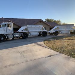 1992 Peterbilt With Belly Dumps