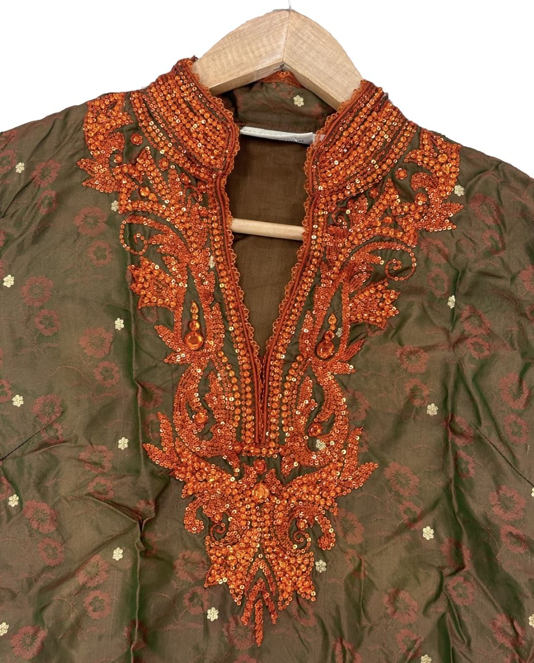 Kushi Tunic Dress Sequins Beaded Size 38/6 Women’s Palai Clothing Floral