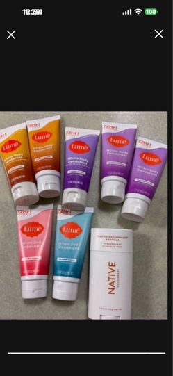 CA. LUME DEODORANTS. $7.50 EACH. TUBE