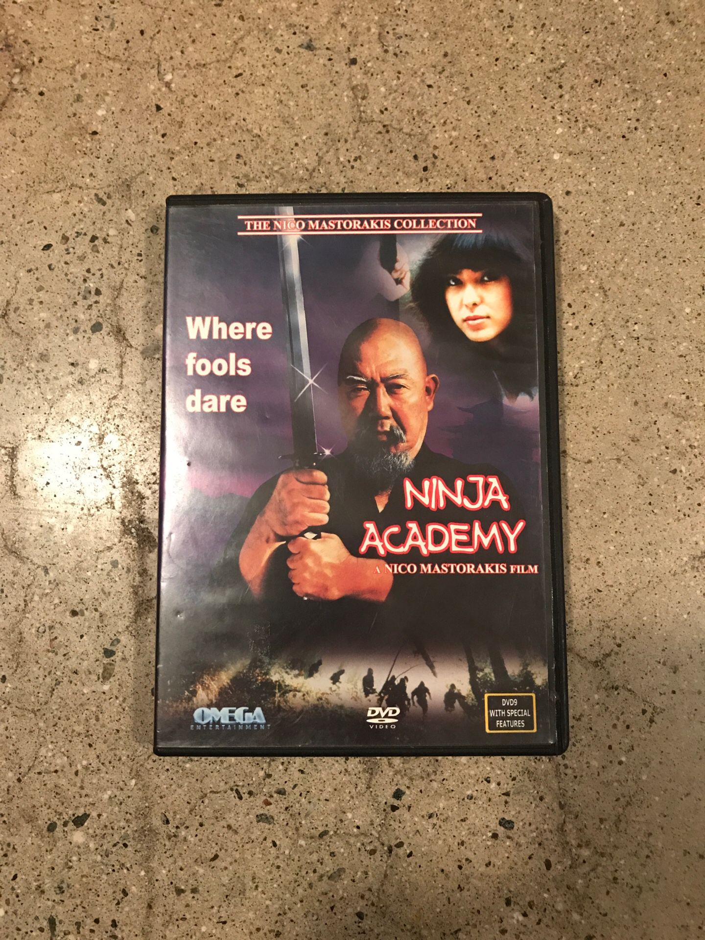 NINJA ACADEMY NICO MASTRAKIS FILM KUNFU FLICK DVD RARE