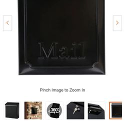 New Mail Box With Keys “ Rust Resistance “ Galvanized Steel