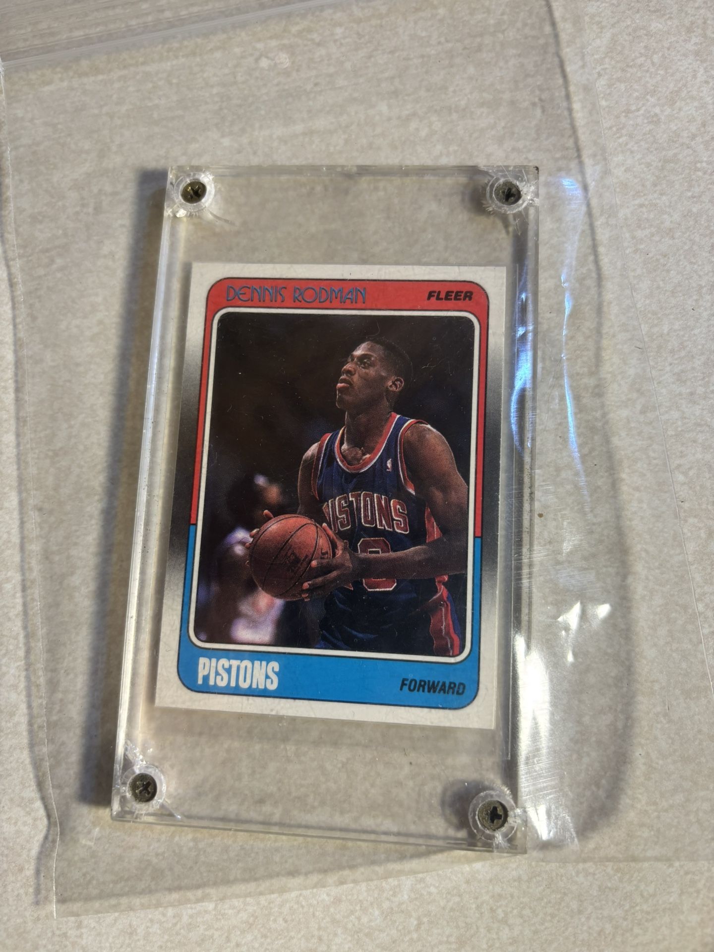 Dennis Rodman Rookie Basketball Card