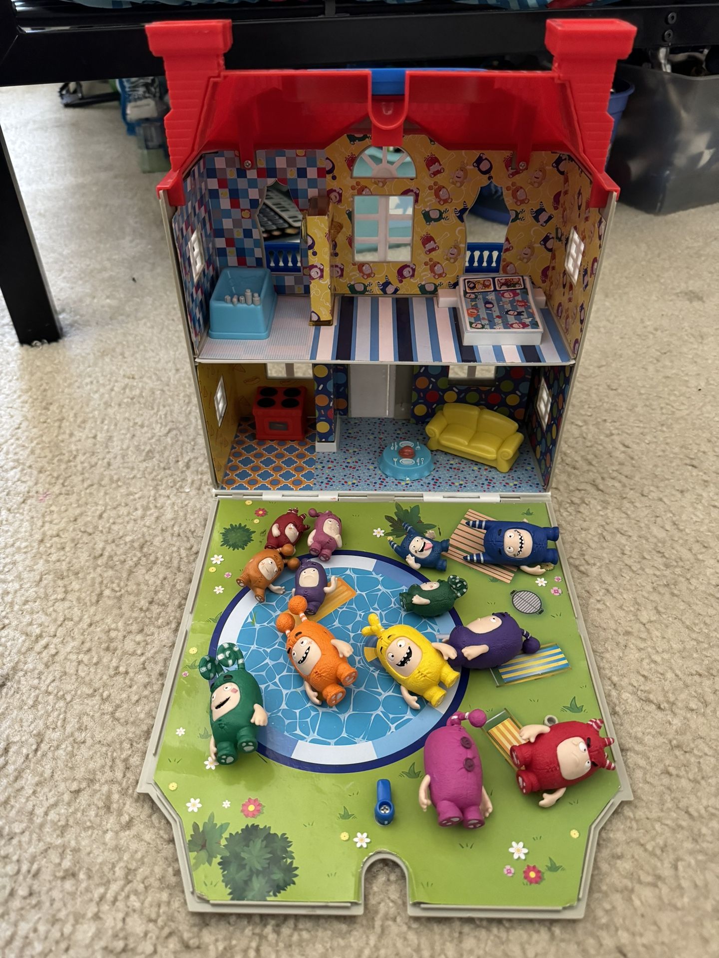 Oddbods House And Figures 