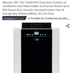 500 SQ foot Cooling Whynter Portable AC Unit DISCOUNTED!