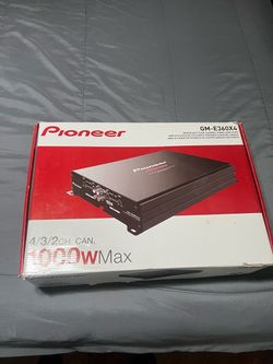 Pioneer 1000W 4 channel amp