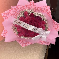 20th birthday ramo bouquet!