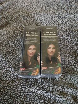 Hair dye shampoo