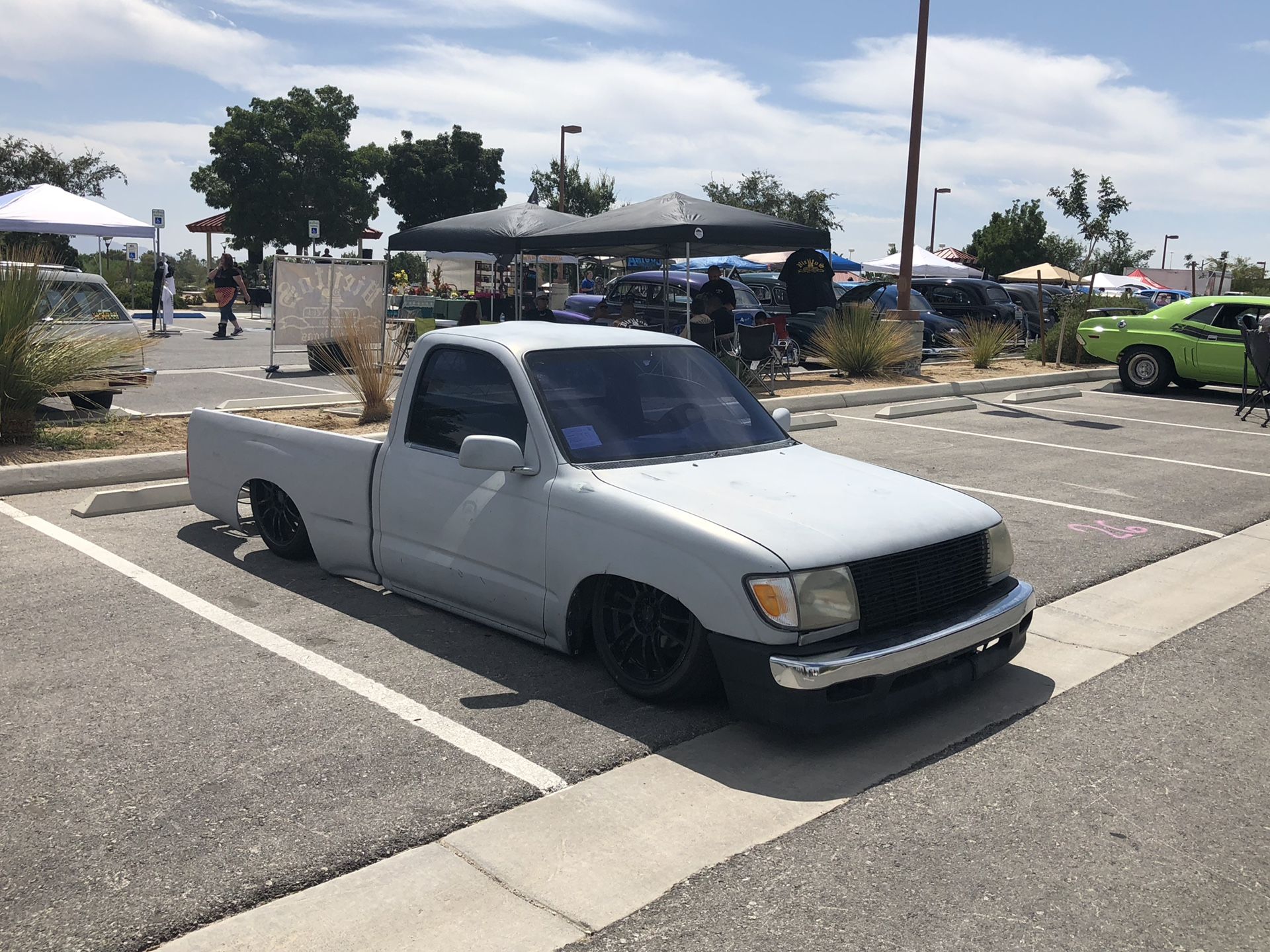 Bagged and bodied Toyota Tacoma