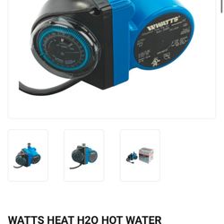 Hot Water Recirculation System, heat H2O, 24 Hr Programmable Timer