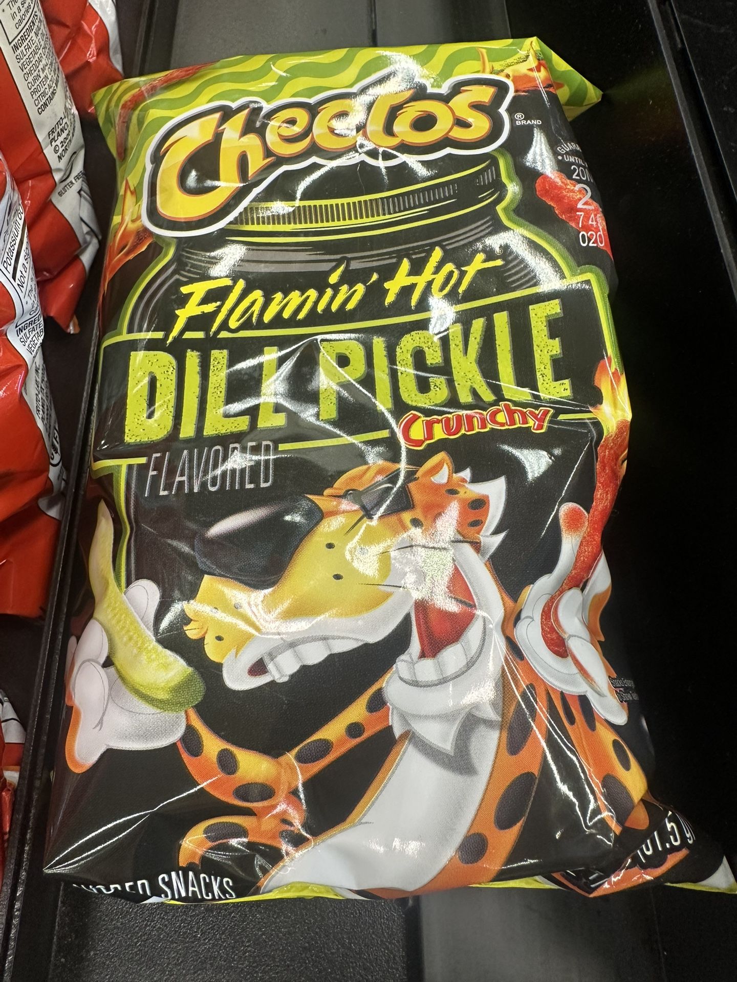 Flamin’ Hot Cheetos Dill Pickle 2 7/8 Ounce Bag