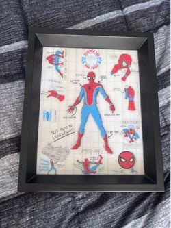 Spider man frame picture
