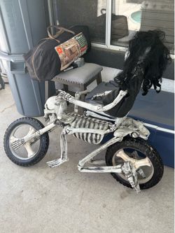 Skeleton motorcycle