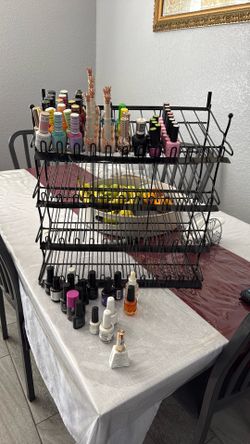 Nail Steel  Polish Rack