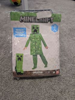 Minecraft creeper Halloween costume kids