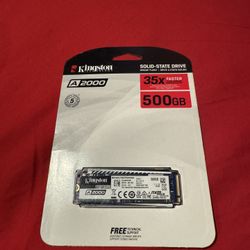 Kingston A2000 500GB M.2 NVMe Internal SSD (SA2000M8/500G)
