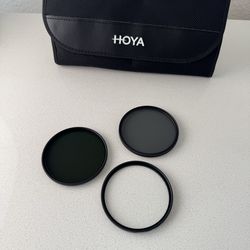Hoya 72mm filters (CIR-PL / ND8 / HMC UV)
