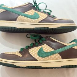 Men’s Nike Dunk Low 6.0 "Hemp Pine Green" sneaker.