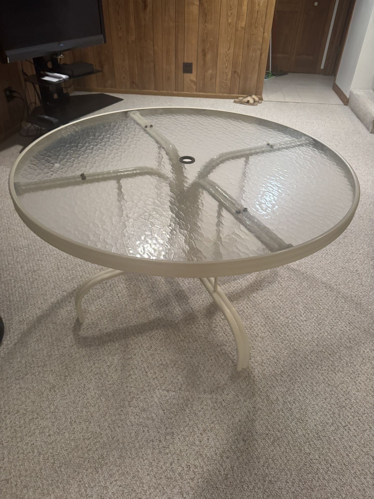 Patio Glass Table 