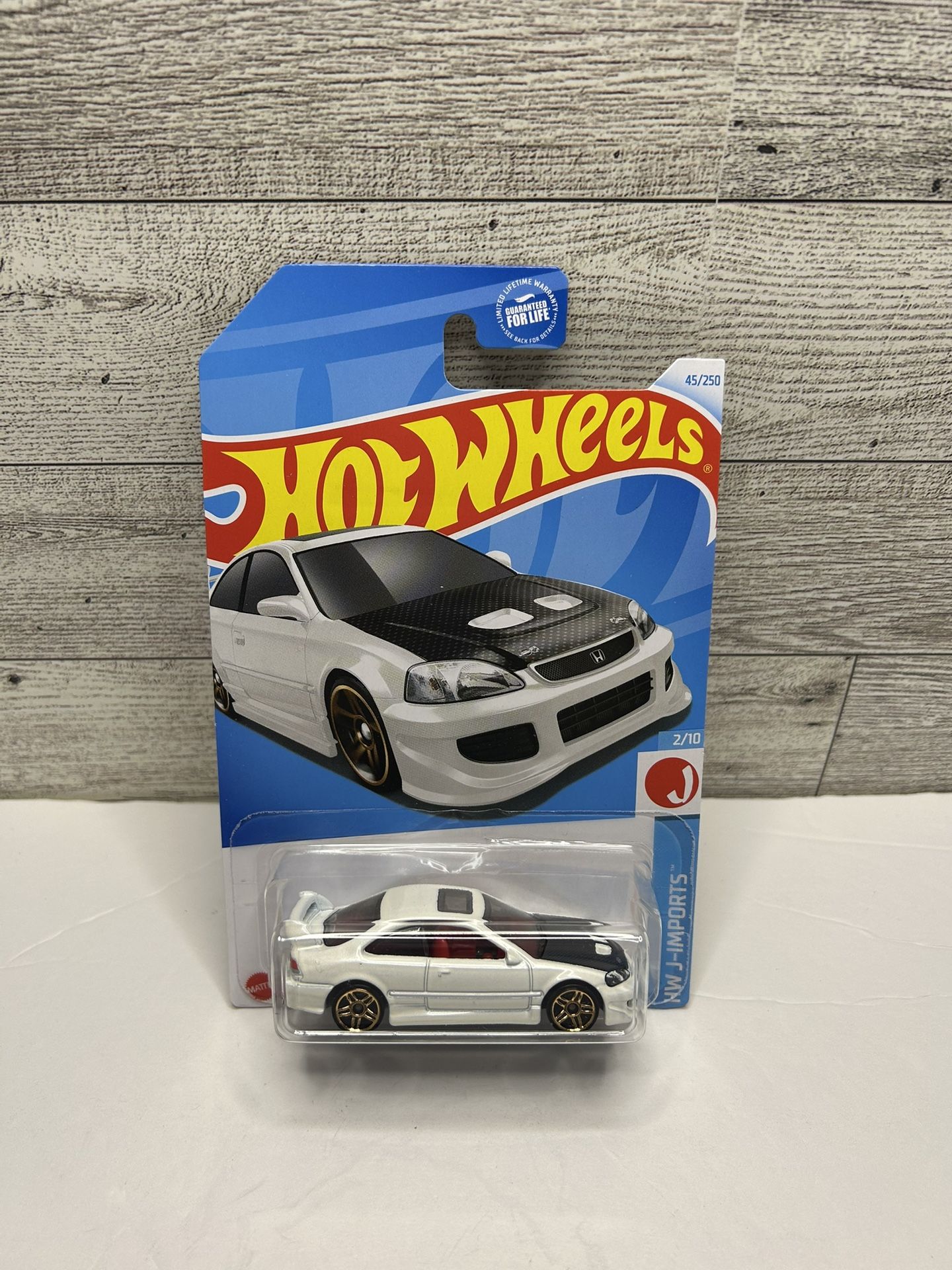 Hot Wheels White ‘2021 Honda Civic Si / HW J - Imports • Die Cast Metal • Made is Malaysia