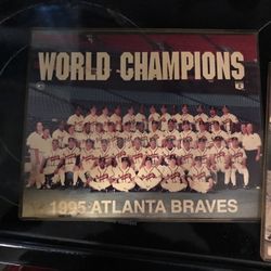1995 Atlanta Braves World Champion Photots