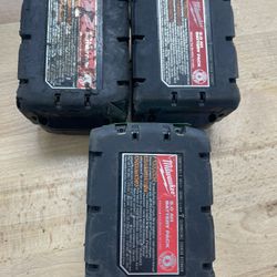 3 (5.0 Milwaukee Batteries Available)