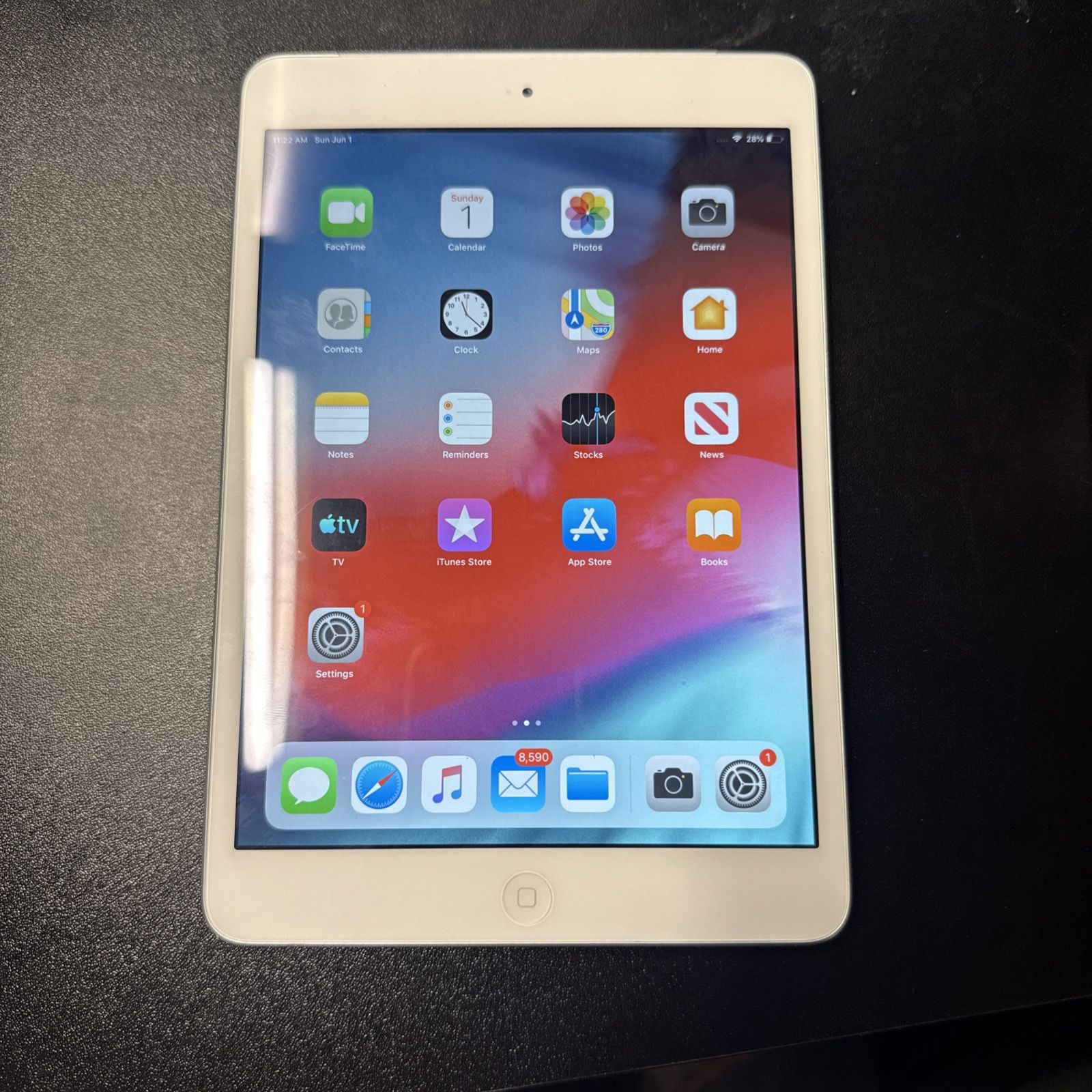 Apple iPad Mini 2 64GB Wi-Fi + Cellular (Model A1490) Silver Works