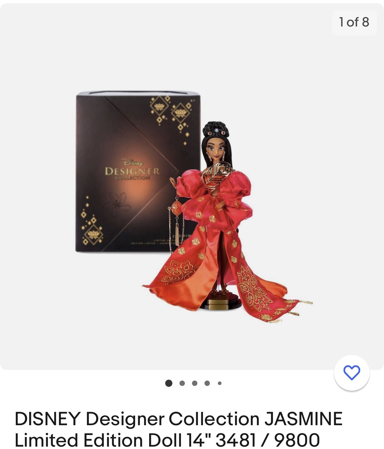 Disney Designer Doll Jasmin