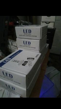 L.E.D. Headlight New Factory Replacement Bulbs Plug&Play