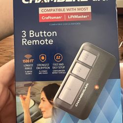 Chamberlain 3 Button Garage Door Remote