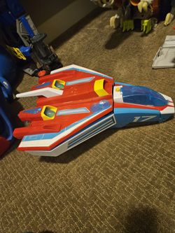 PAW Patrol, Super PAWs, 2-in-1 Transforming Mighty Pups Jet Command Center PAW Patrol, Super PAWs, 2-in-1 Transforming Mighty Pups Jet Command Center 