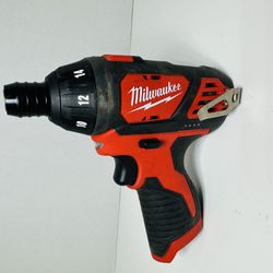 Milwaukee M12 2401-20 1/4 inch Cordless Hex Screwdriver 