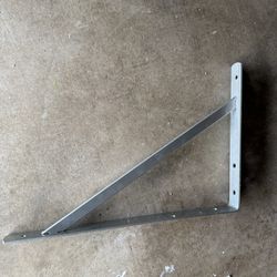 16”x10” Metal Shelf Brackets - Garage Shelf Support 