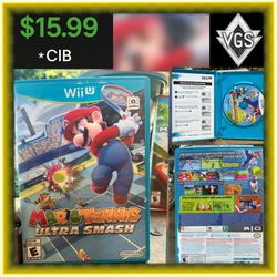 *CIB* Mario Tennis Ultra Smash (Nintendo Wii U)