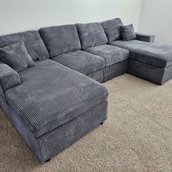 New Dark Gray Sectional 