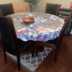 Clear Round Glass Table - 54 Inches All The Way Around