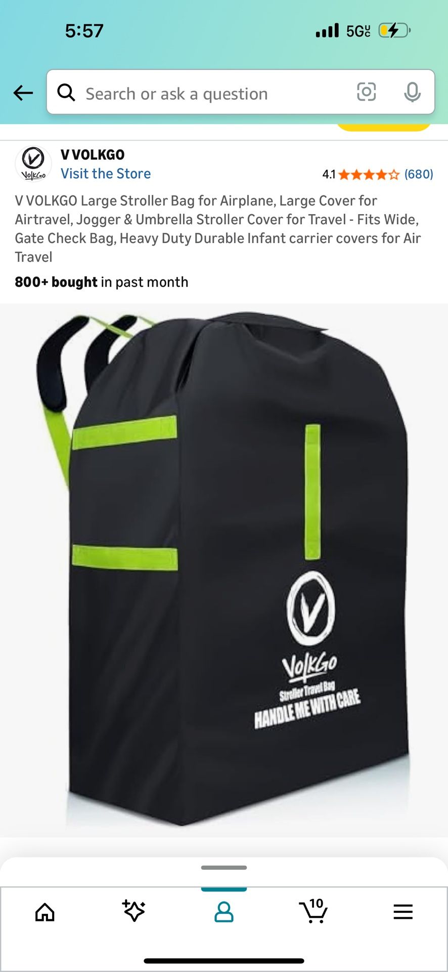 Stroller Travel Bag