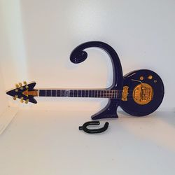 Prince miniature replica 10 inch purple guitar 