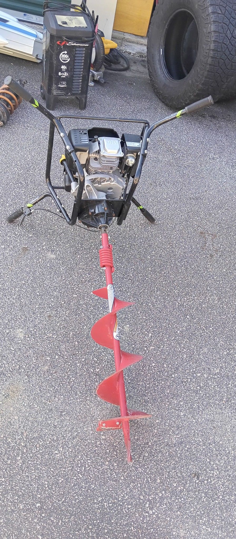 Gas Powered Auger Earthquake Kohler Four stroke
