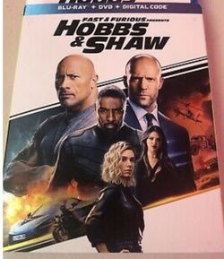 Hobbs and Shaw, Blu-ray Disney Marvel DC Harry Potter the Star Wars movies 3D Bluray and dvd collectors new