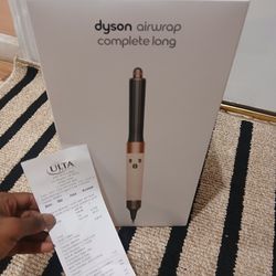 Dyson Airwrap Ceramic Pink Rose Gold  w/ Case