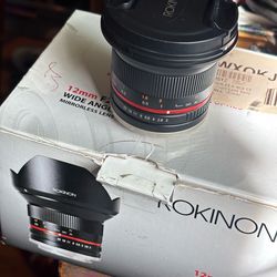 Rokinon 12mm f2 ncs cs Sony-E mount wide angle lens
