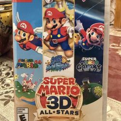 Used Nintendo Switch Super Mario 3D All Stars 